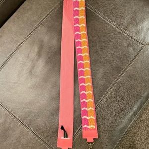 Anthropologie chevron beaded shoulder bag strap